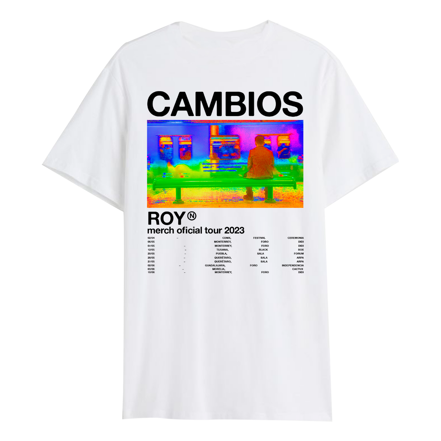 ROY TOUR '23 Cambios | Playera